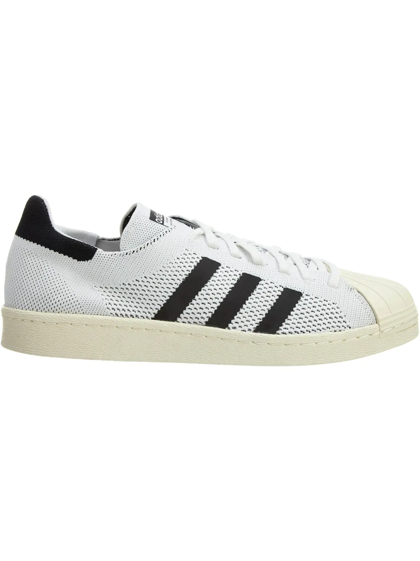 Мужские кроссовки Lifestyle с принтом Adidas Superstar 80s Primeknit Adidas, Ftwwhite/Cbalck — изображение 1 из 1