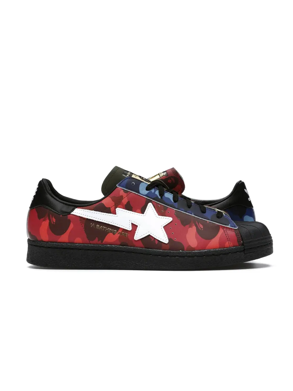 Мужские кроссовки Lifestyle с камуфляжным принтом Adidas Superstar 80s — изображение 1 из 4, мульти/мульти