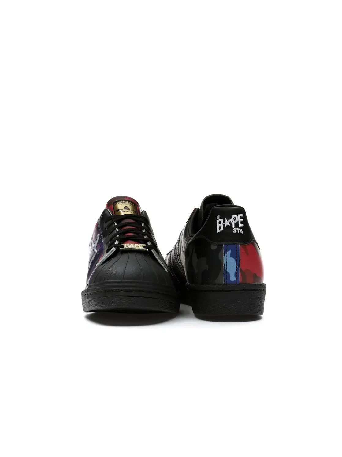Мужские кроссовки Lifestyle с камуфляжным принтом Adidas Superstar 80s — изображение 4 из 4, мульти/мульти