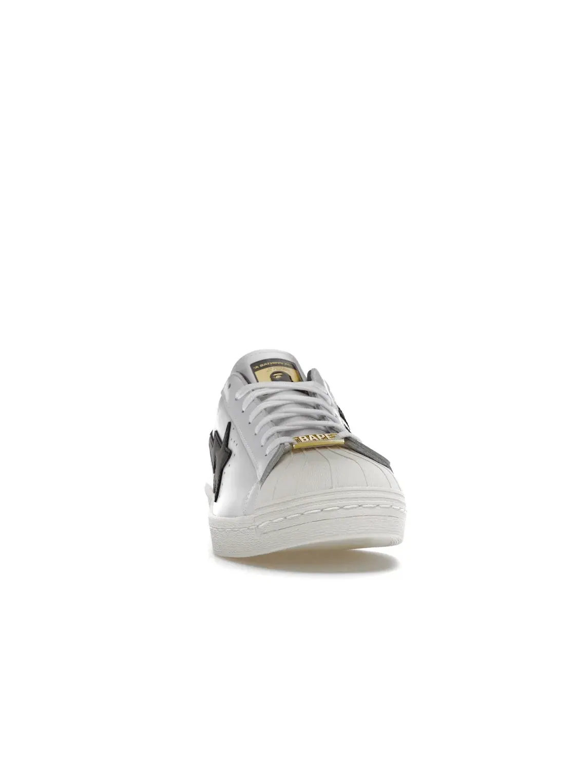 Мужские кроссовки Lifestyle Adidas Superstar 80s Bape White Black — изображение 2 из 4, белый/черный/белый