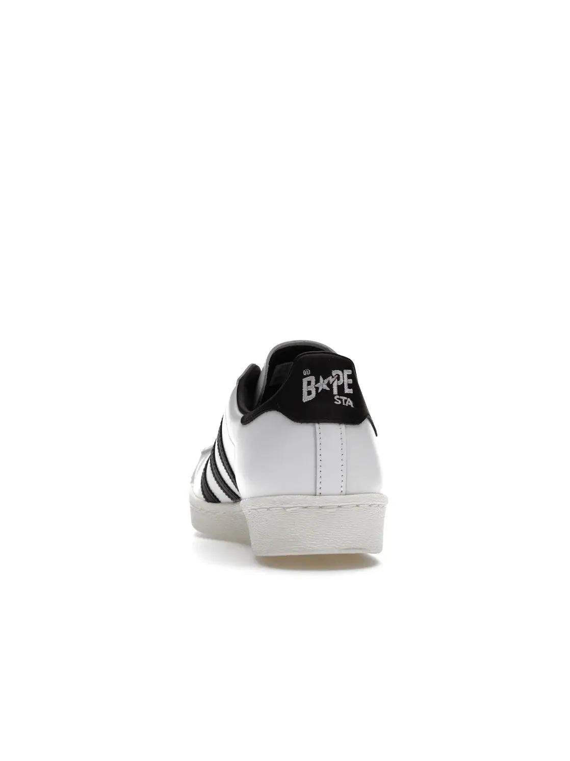 Мужские кроссовки Lifestyle Adidas Superstar 80s Bape White Black — изображение 4 из 4, белый/черный/белый