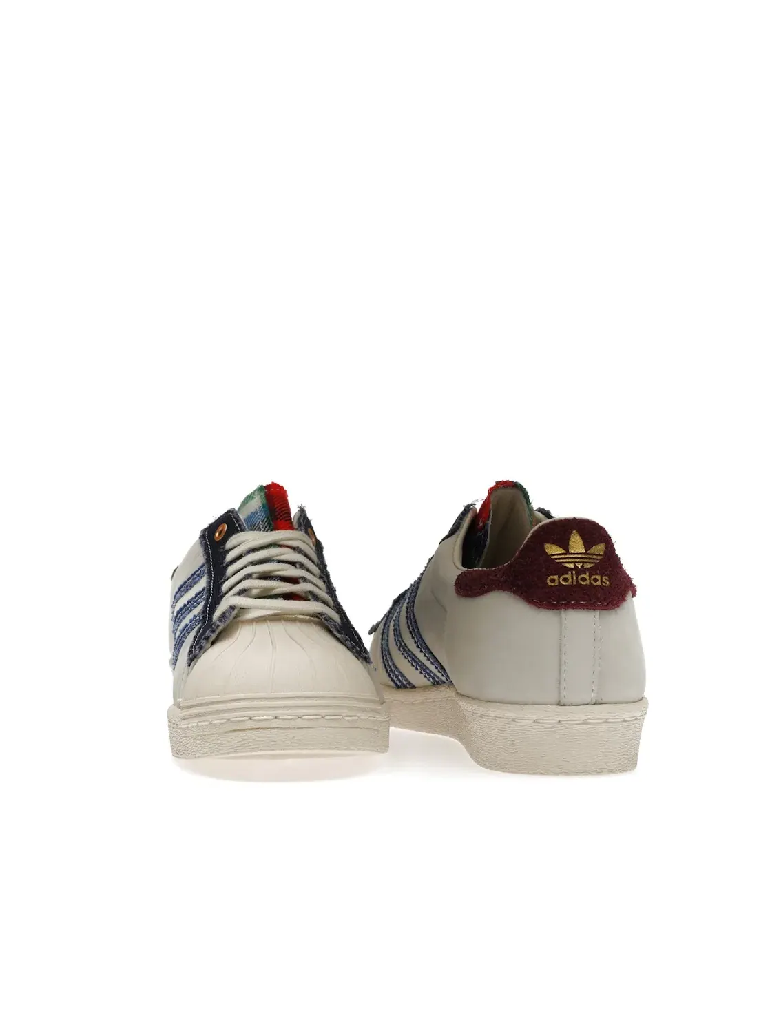 Мужские кроссовки Lifestyle Adidas Superstar 80s END. Alternative Luxury — изображение 4 из 4, белый/индиго/красный