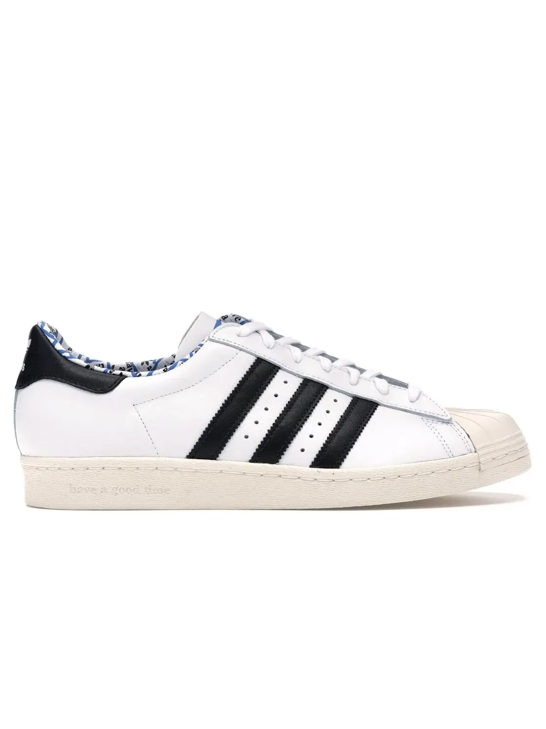 Мужские кроссовки Lifestyle Adidas Superstar 80s — изображение 1 из 4, белый/черный/белый