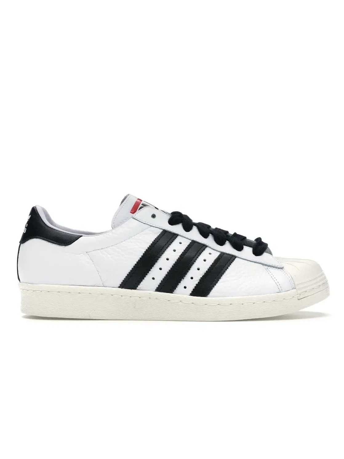 Мужские кроссовки Lifestyle Adidas Superstar 80s — изображение 1 из 4, белый/черный/красный