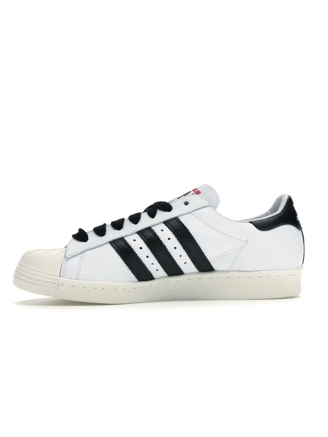 Мужские кроссовки Lifestyle Adidas Superstar 80s — изображение 3 из 4, белый/черный/красный