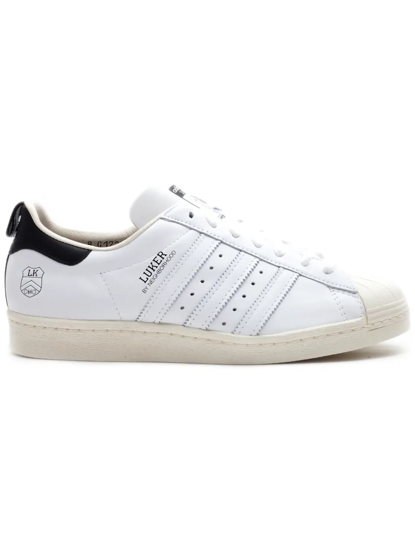Мужские кроссовки Lifestyle Adidas Superstar 80s — изображение 1 из 1, белый/белый/черный