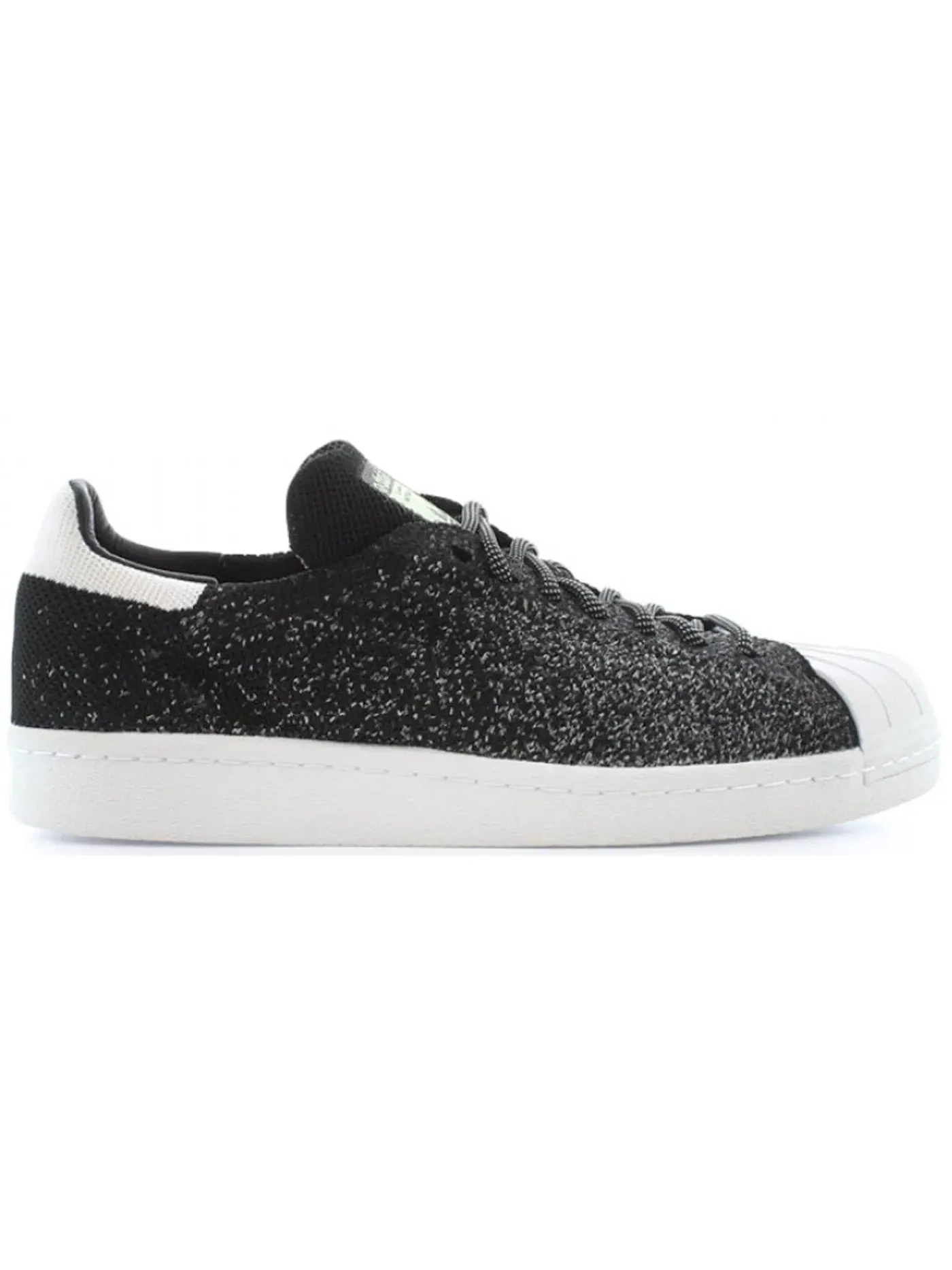 Мужские кроссовки Lifestyle с принтом Adidas Superstar 80s Primeknit — изображение 1 из 1, черный/белый/белый