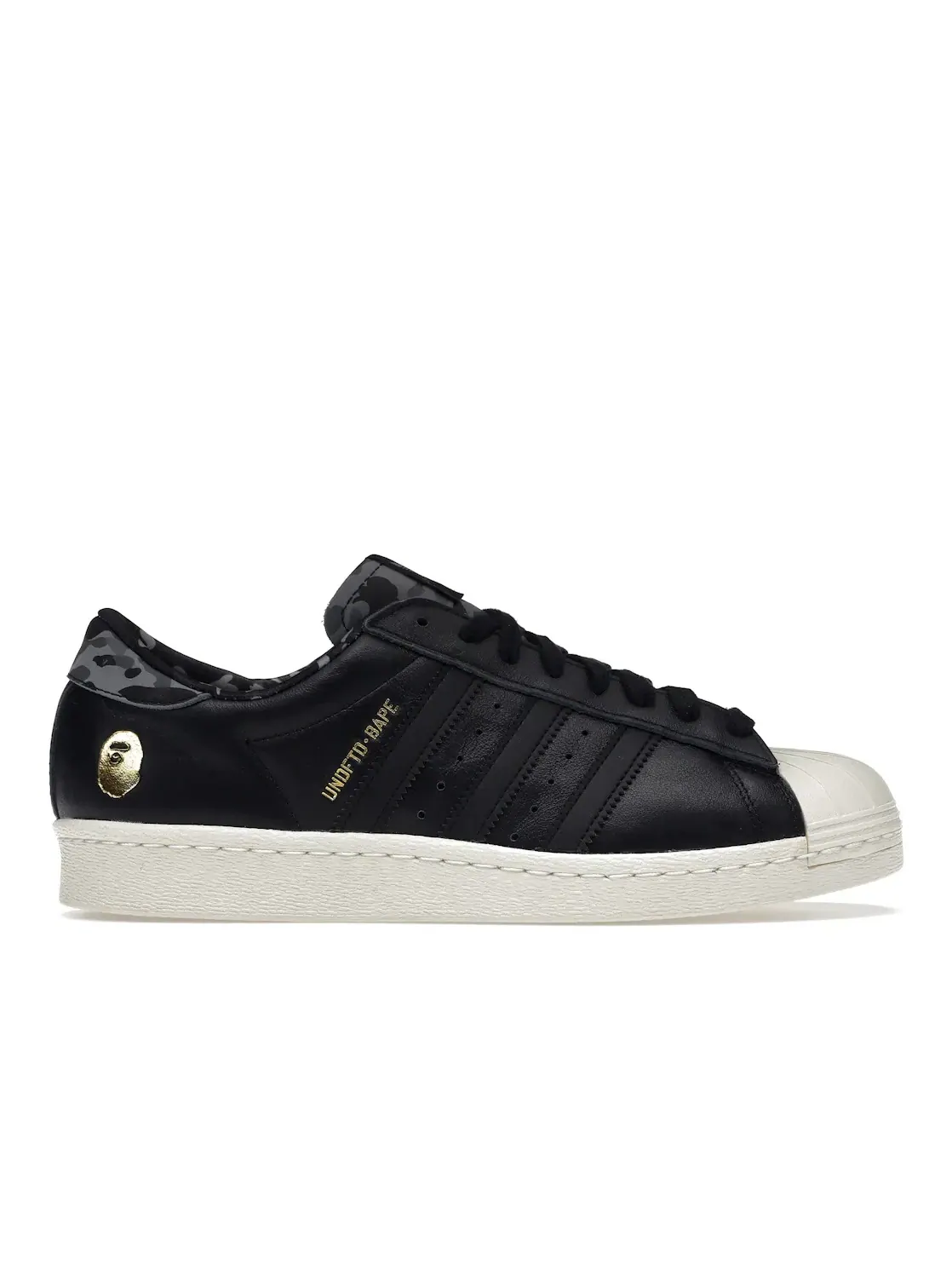 Мужские кроссовки lifestyle Adidas Superstar 80s — изображение 1 из 4, черный черный белый