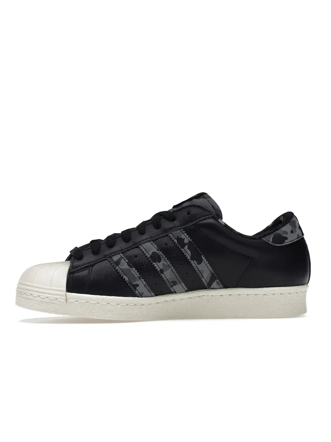 Мужские кроссовки lifestyle Adidas Superstar 80s — изображение 3 из 4, черный черный белый