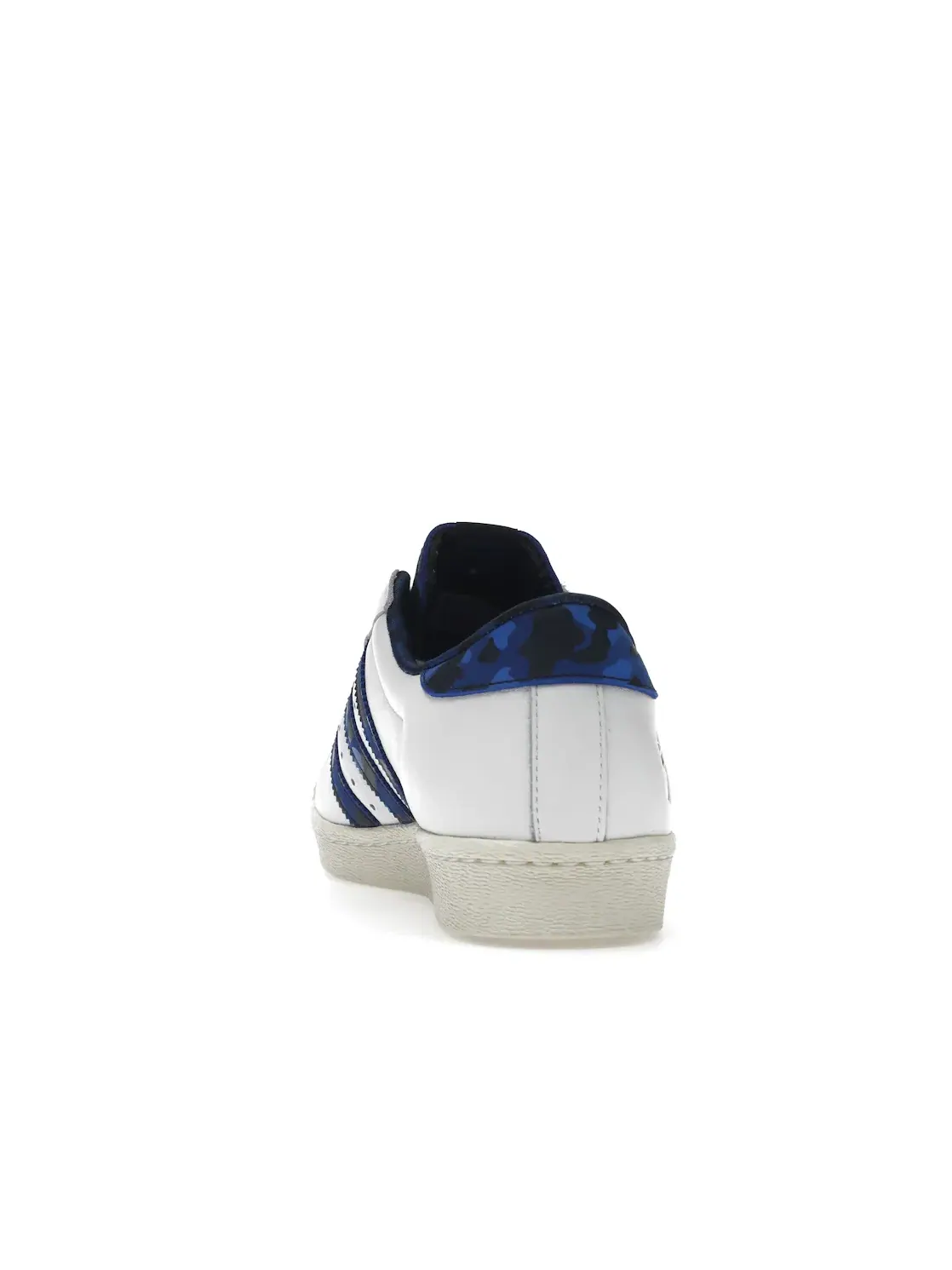 Мужские повседневные кроссовки Adidas Superstar 80s Undefeated Bape — изображение 4 из 4, белый