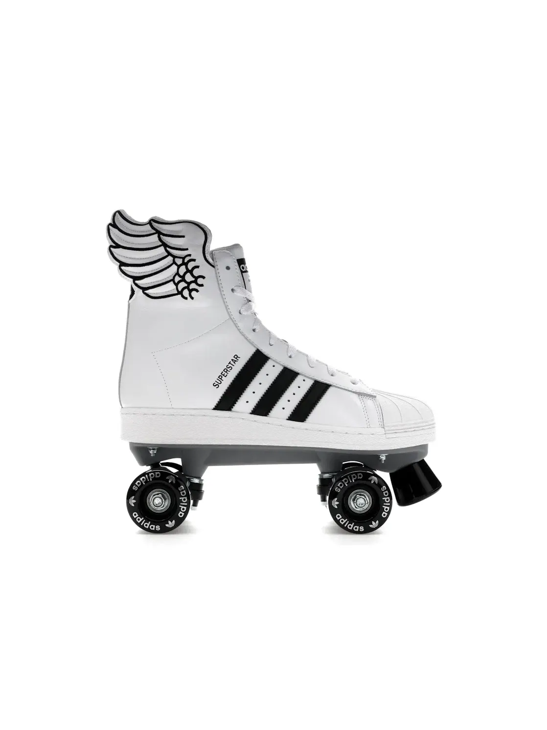Женские кроссовки с принтом Adidas Superstar 82 Skate — изображение 1 из 4, белый/черный/белый