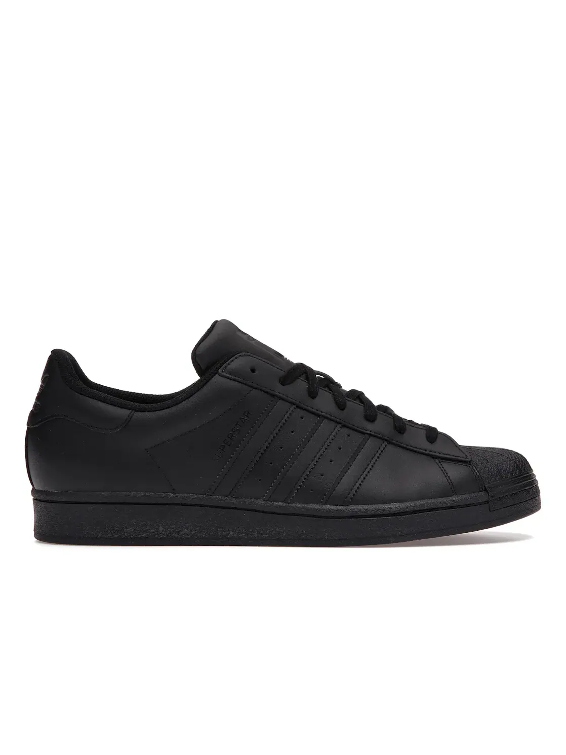 Мужские кроссовки с цельным черным верхом Adidas Superstar — изображение 1 из 4, черный черный черный