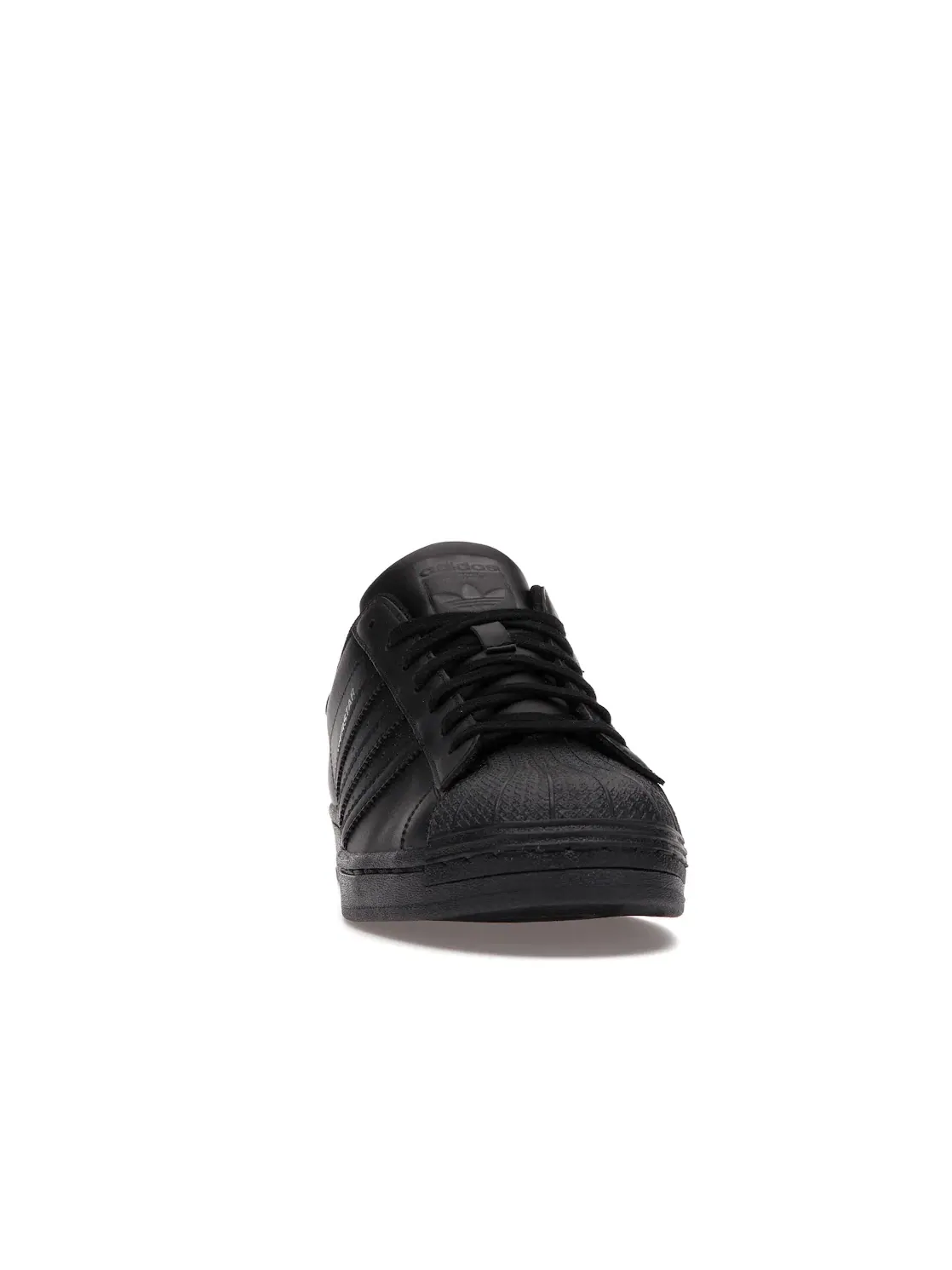 Мужские кроссовки с цельным черным верхом Adidas Superstar — изображение 2 из 4, черный черный черный
