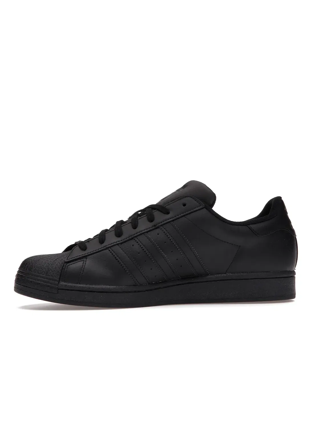 Мужские кроссовки с цельным черным верхом Adidas Superstar — изображение 3 из 4, черный черный черный