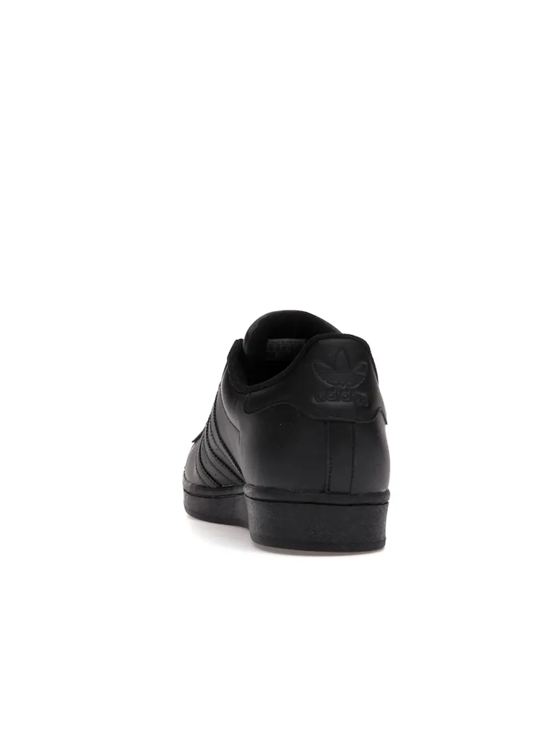Мужские кроссовки с цельным черным верхом Adidas Superstar — изображение 4 из 4, черный черный черный