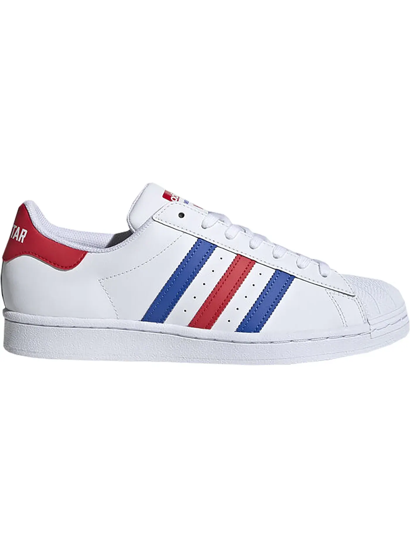 Мужские кроссовки Lifestyle Adidas Superstar — изображение 1 из 1, белый//красный