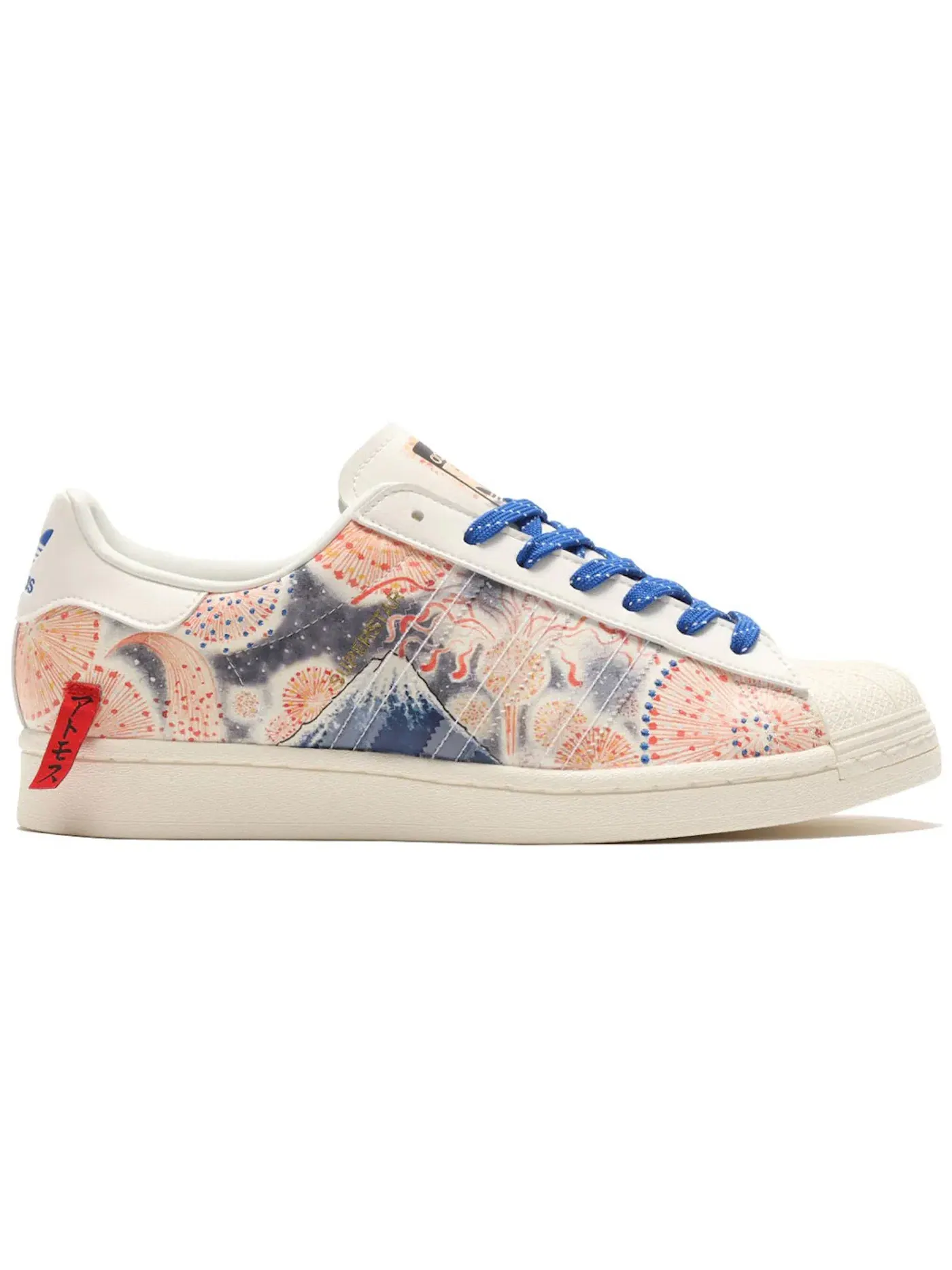 Мужские кроссовки Lifestyle с принтом Adidas Superstar — изображение 1 из 1, белый/мульти