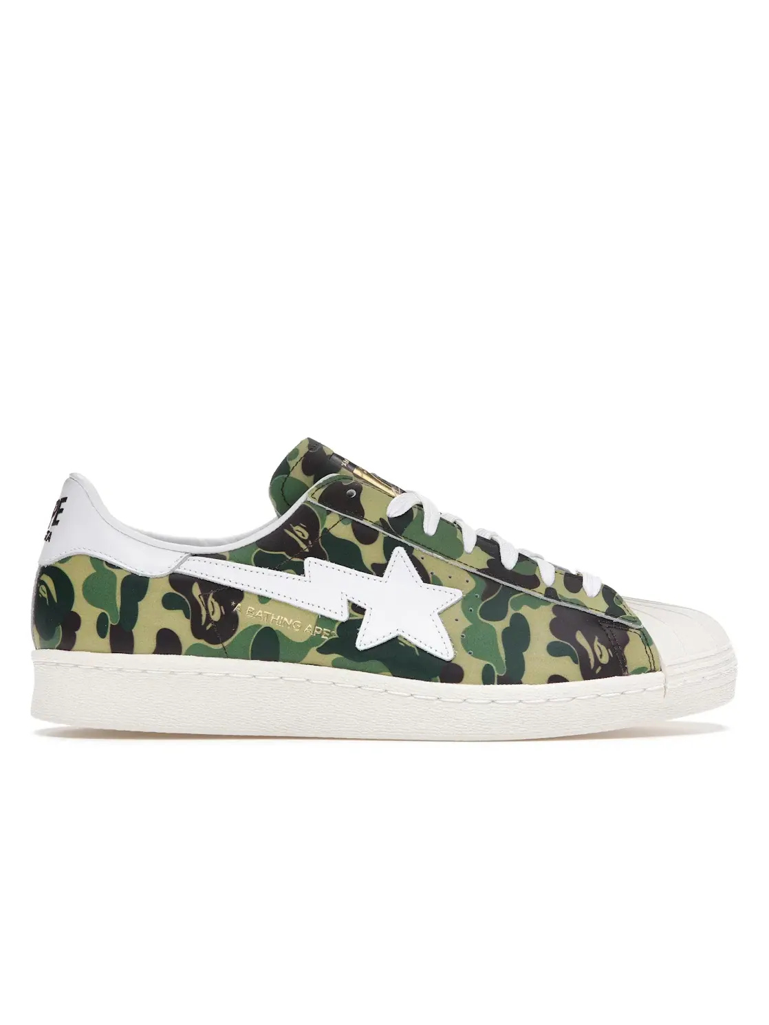 Мужские кроссовки Lifestyle с принтом Adidas Superstar Adidas — изображение 1 из 4, зеленый/белый