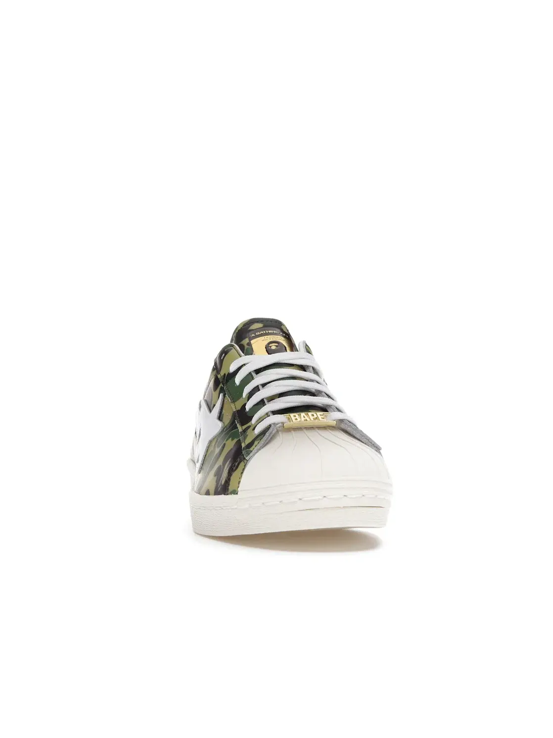 Мужские кроссовки Lifestyle с принтом Adidas Superstar Adidas — изображение 2 из 4, зеленый/белый