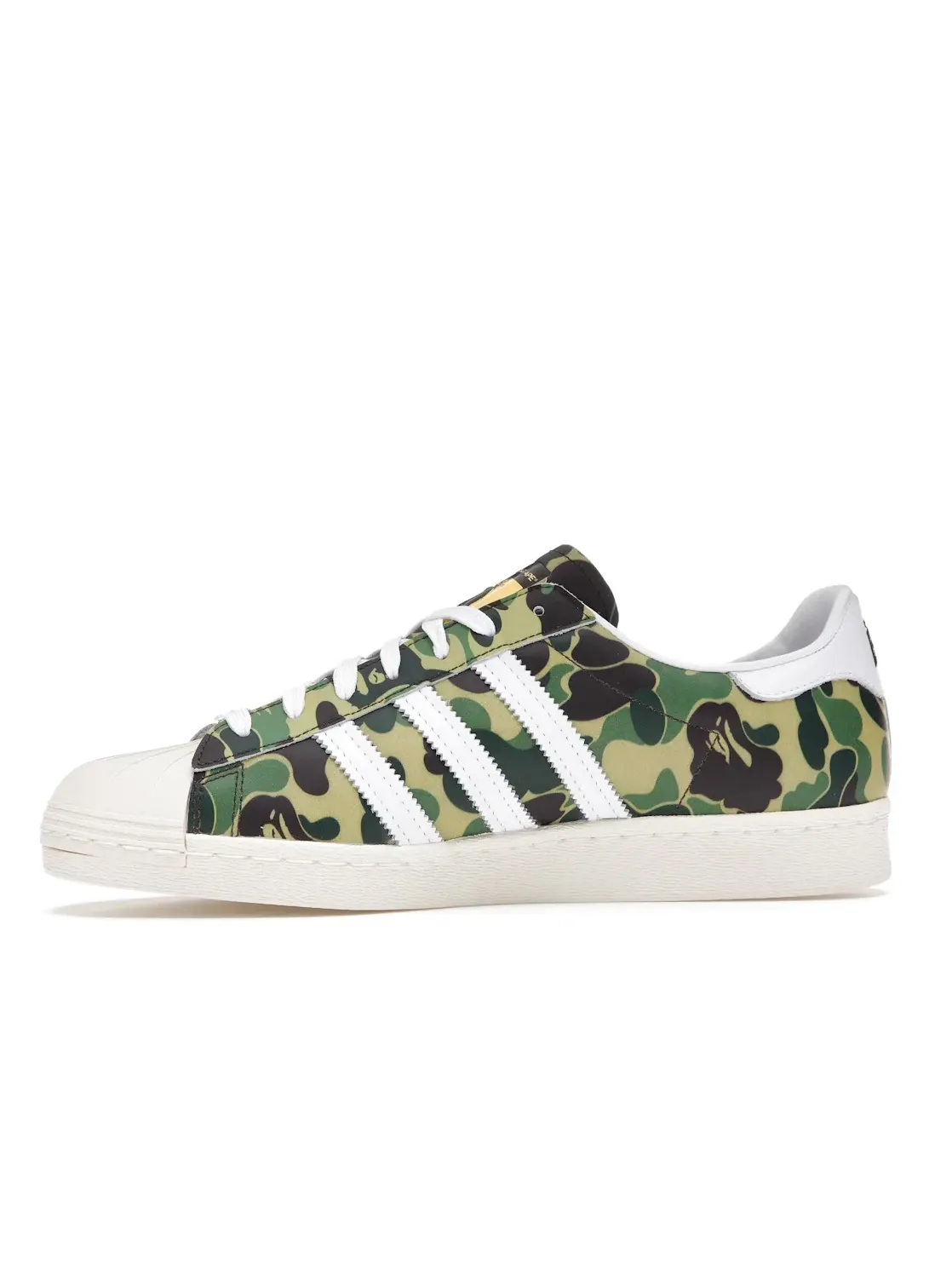 Мужские кроссовки Lifestyle с принтом Adidas Superstar Adidas — изображение 3 из 4, зеленый/белый