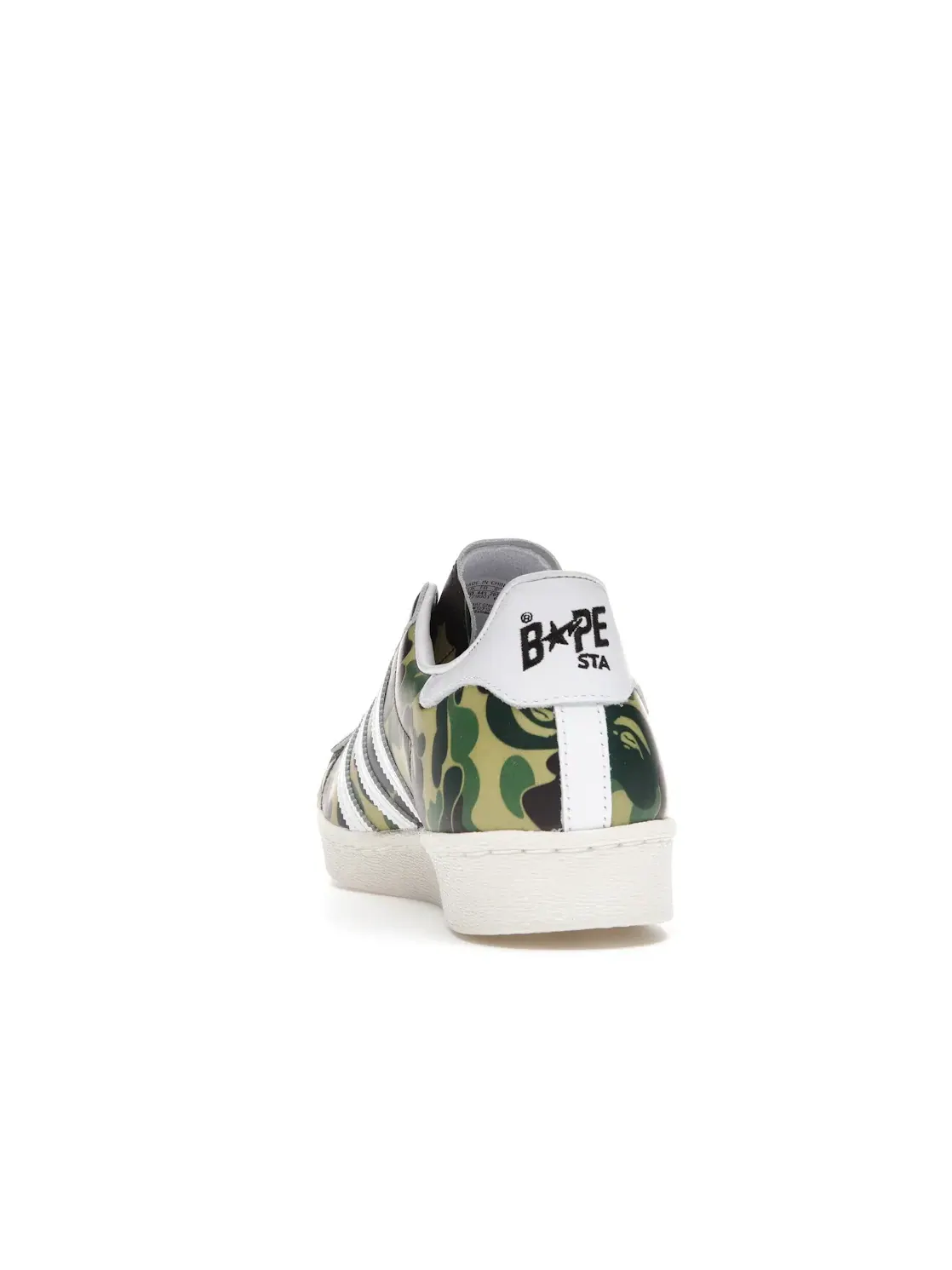 Мужские кроссовки Lifestyle с принтом Adidas Superstar Adidas — изображение 4 из 4, зеленый/белый