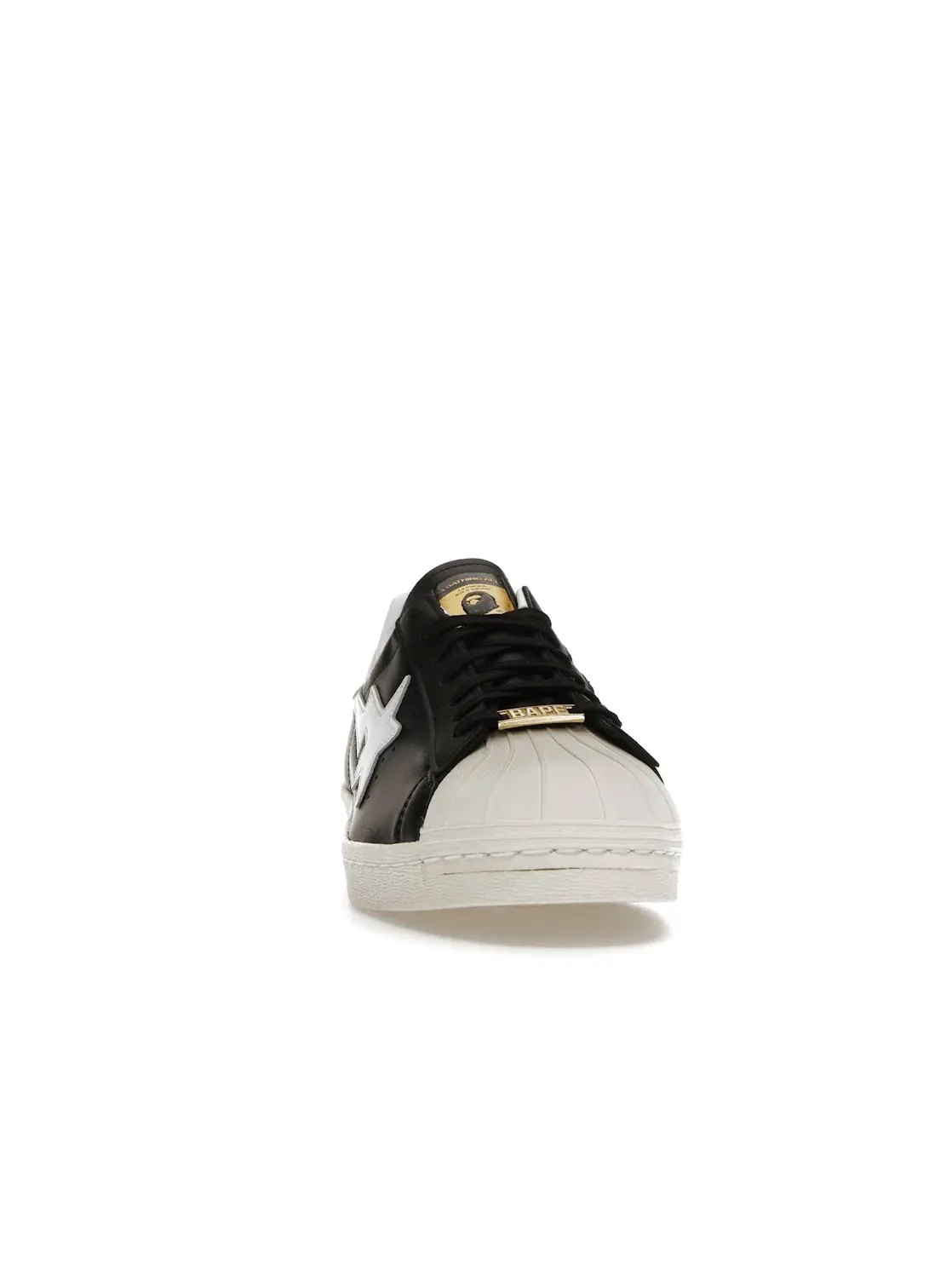 Мужские кроссовки с принтом Adidas Superstar 80s Adidas — изображение 2 из 4, черный/белый/золотистый