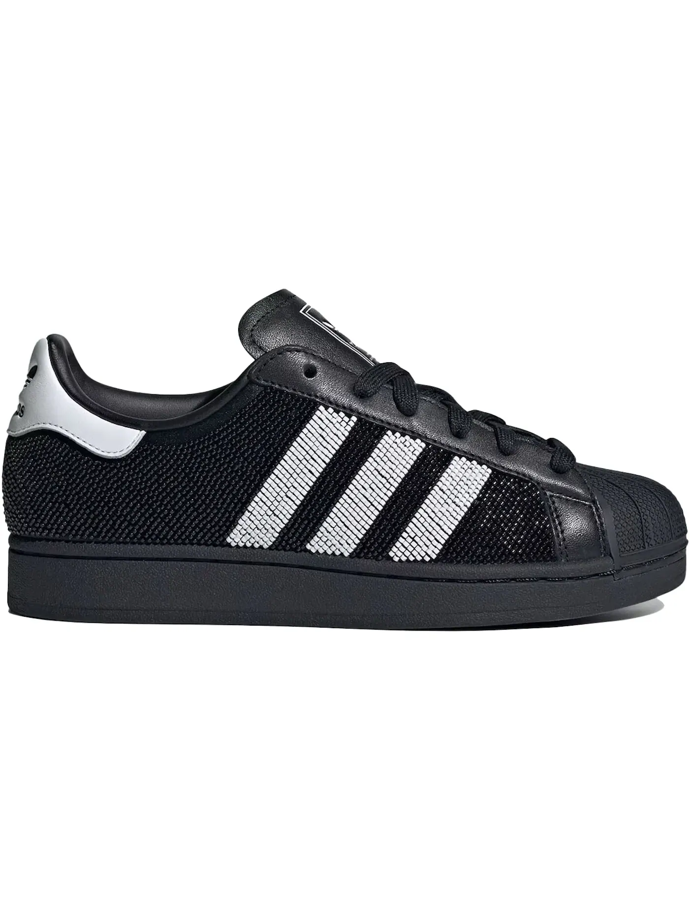 Женские кроссовки Lifestyle с принтом Adidas Superstar Adidas — изображение 1 из 1, черный/белый