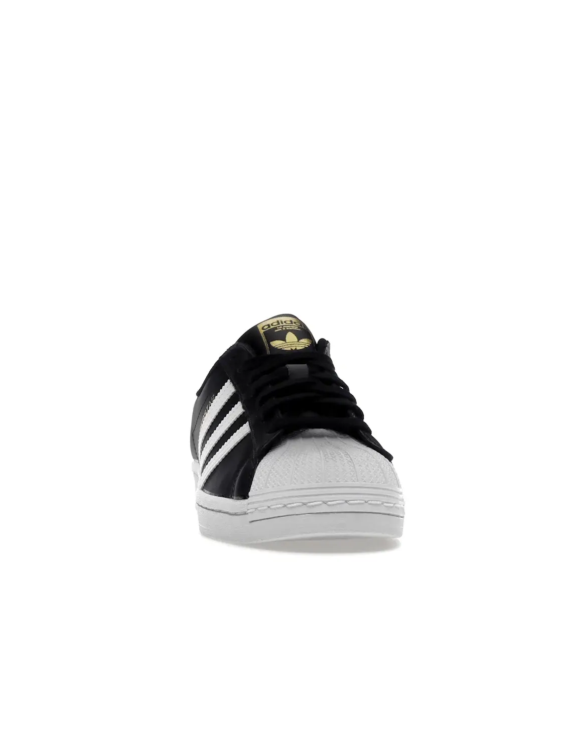 Женские кроссовки lifestyle с перфорированным носком Adidas Superstar — изображение 2 из 4, черный/белый/черный