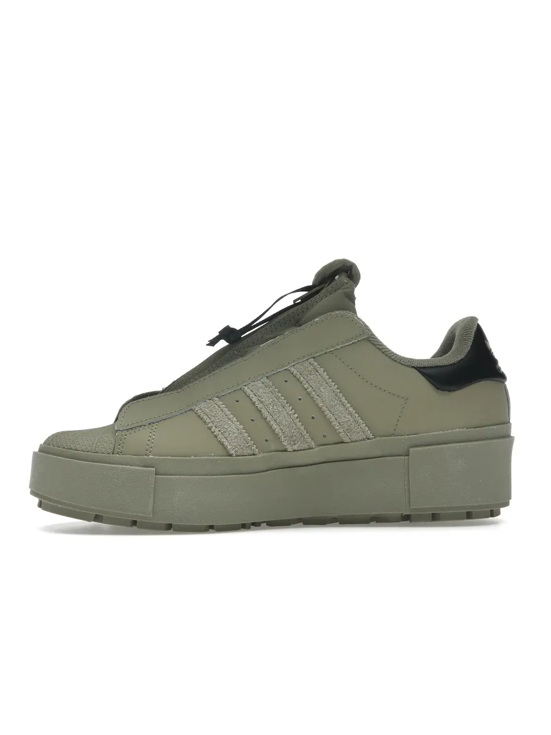 Женские кроссовки Lifestyle с принтом Adidas Superstar Bonega X — изображение 3 из 4, зеленый/зеленый/черный