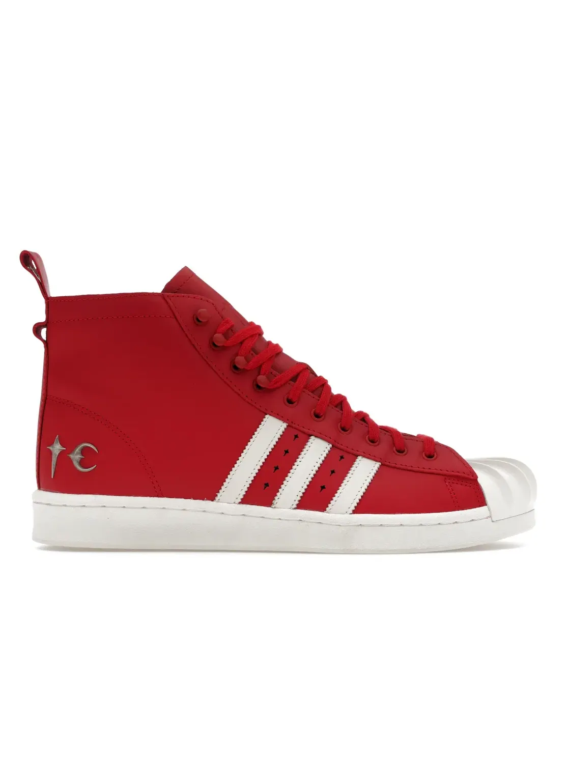 Мужские ботинки с принтом Superstar Boot Adidas — изображение 1 из 4, красный/белый