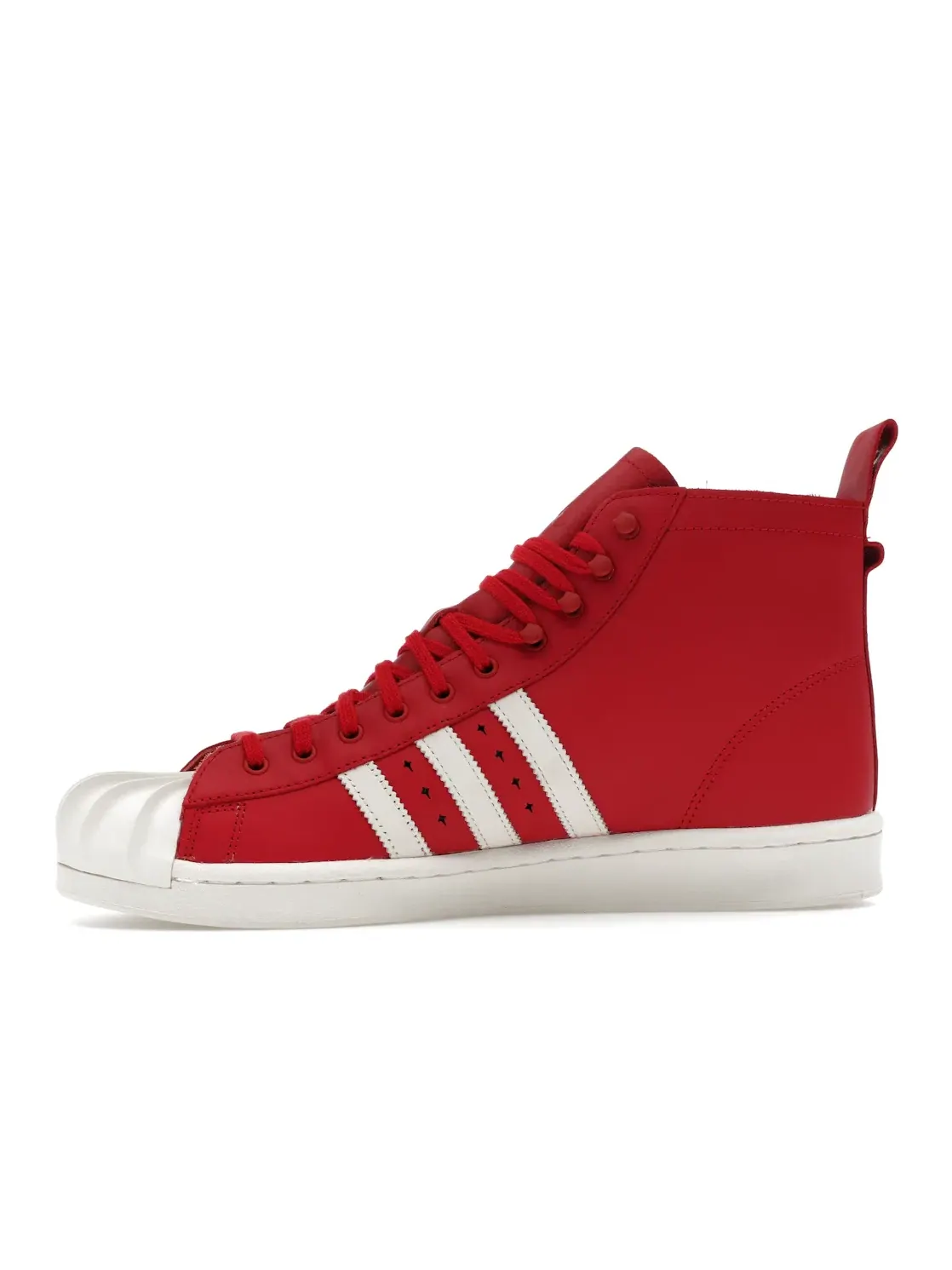 Мужские ботинки с принтом Superstar Boot Adidas — изображение 3 из 4, красный/белый