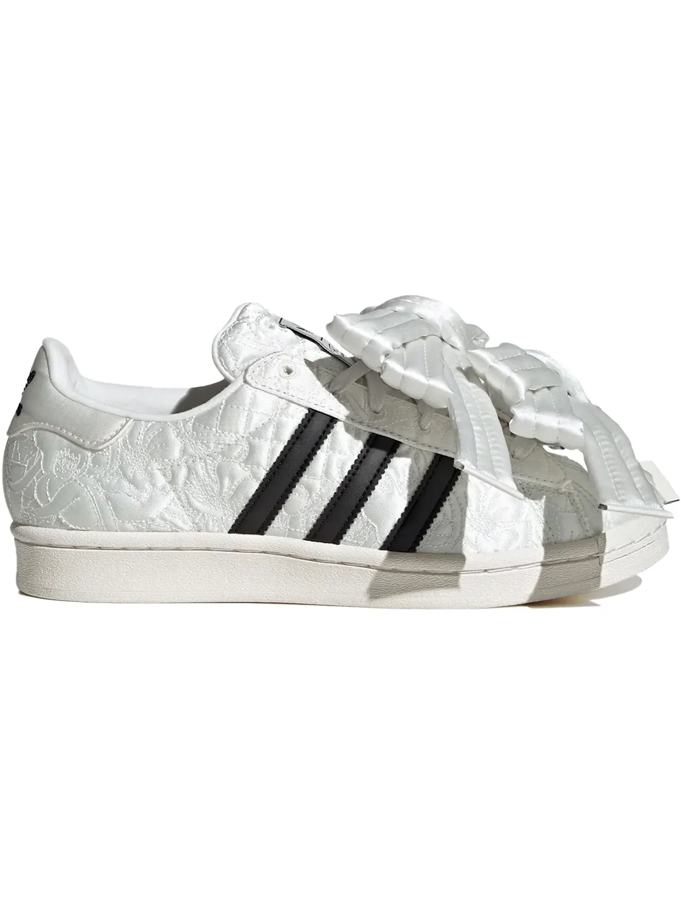 Женские кроссовки Lifestyle с принтом Adidas Superstar Adidas — изображение 1 из 1, белый черный белый
