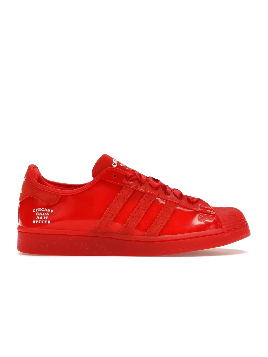 Женские кроссовки Lifestyle Adidas Superstar — изображение 1 из 4, красный/белый/красный