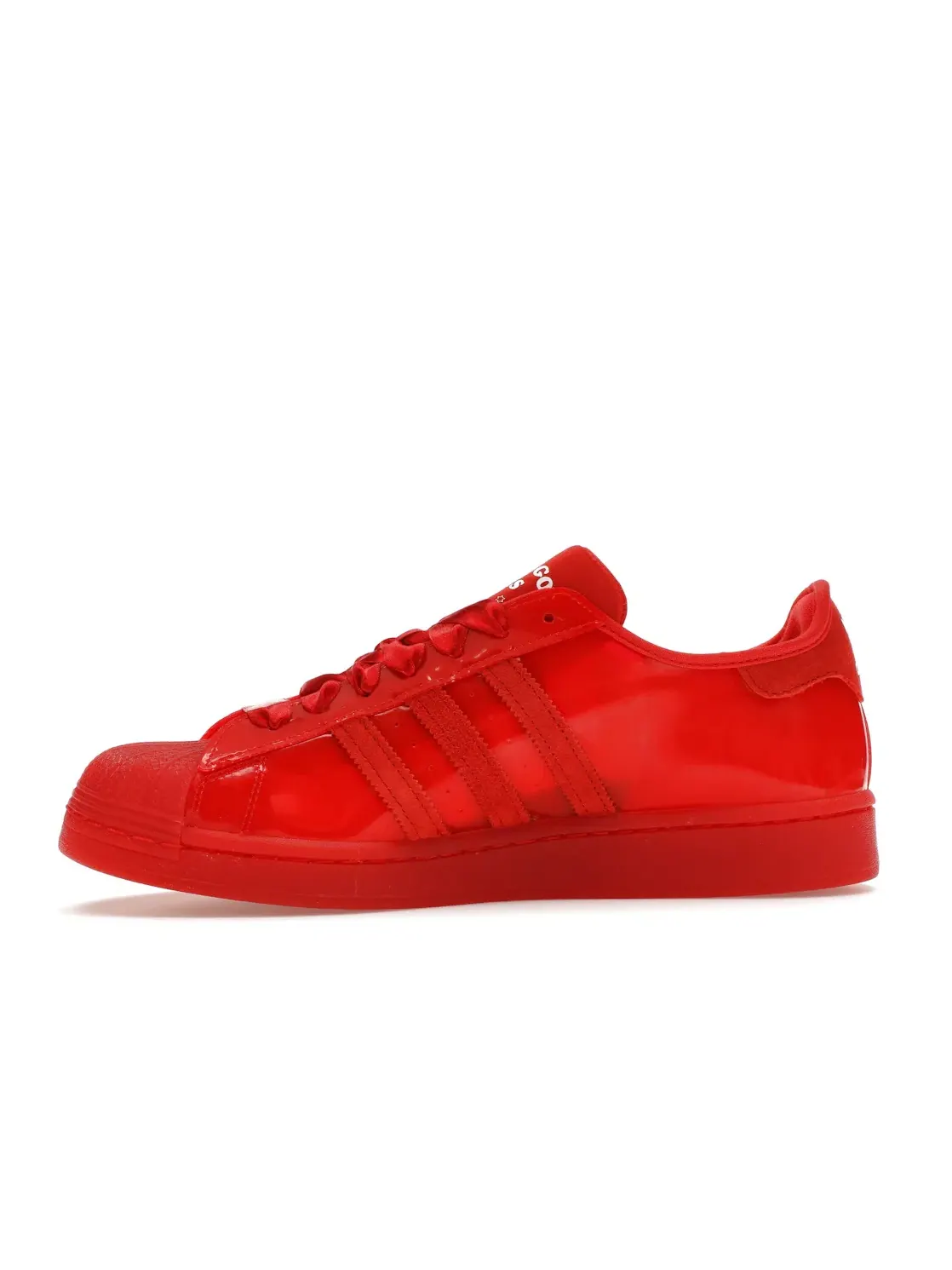 Женские кроссовки Lifestyle Adidas Superstar — изображение 3 из 4, красный/белый/красный