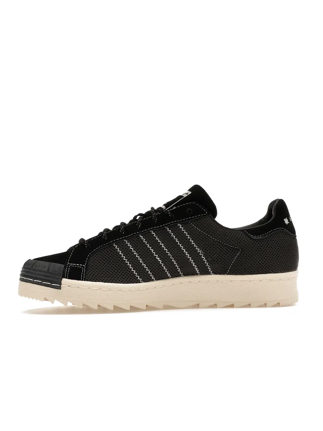 Мужские повседневные кроссовки CLOT x Neighborhood Adidas Superstar — изображение 3 из 4, черный/белый/черный