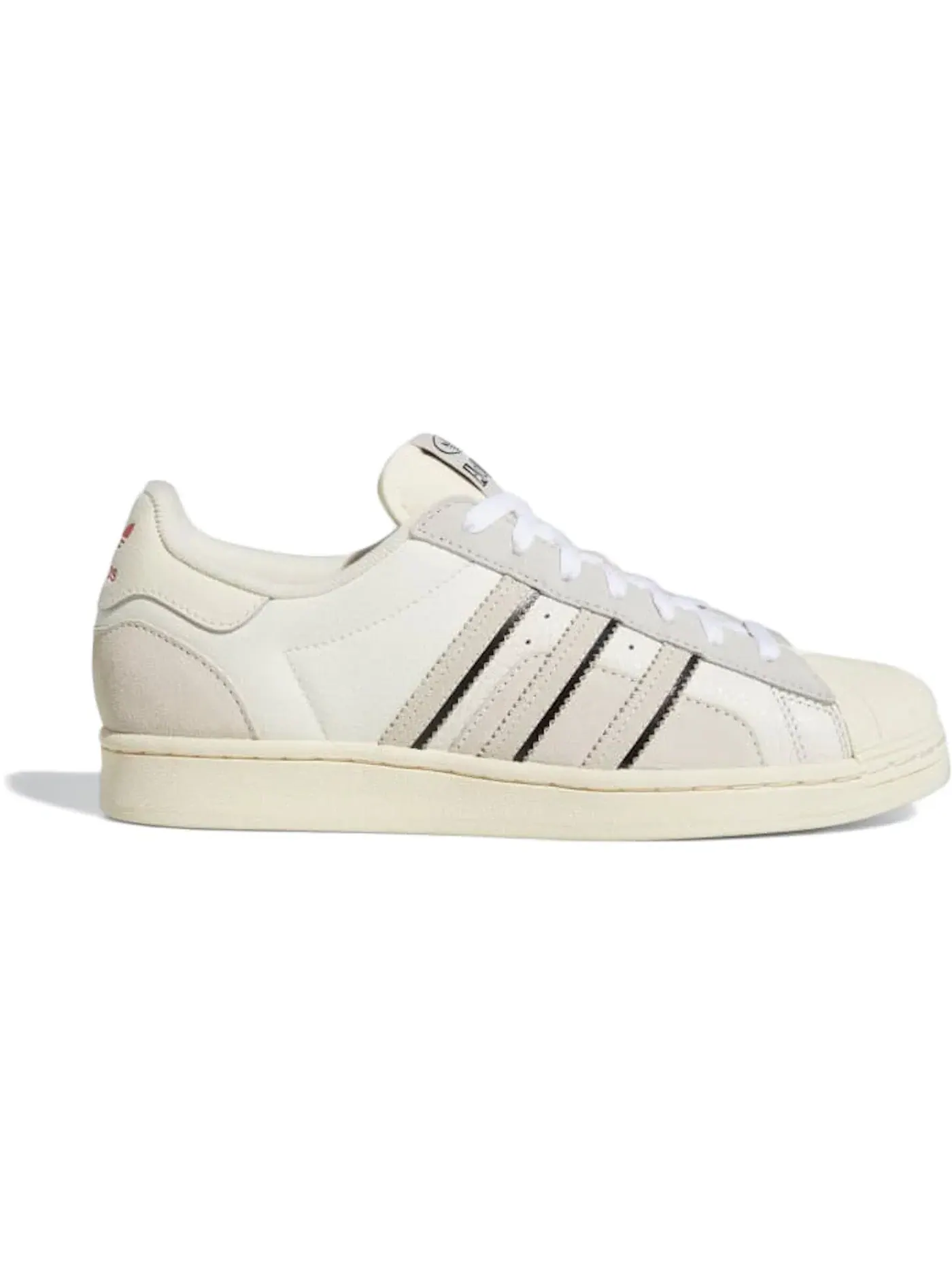 Унисекс кроссовки Lifestyle Adidas Superstar — изображение 1 из 1, белый//красный