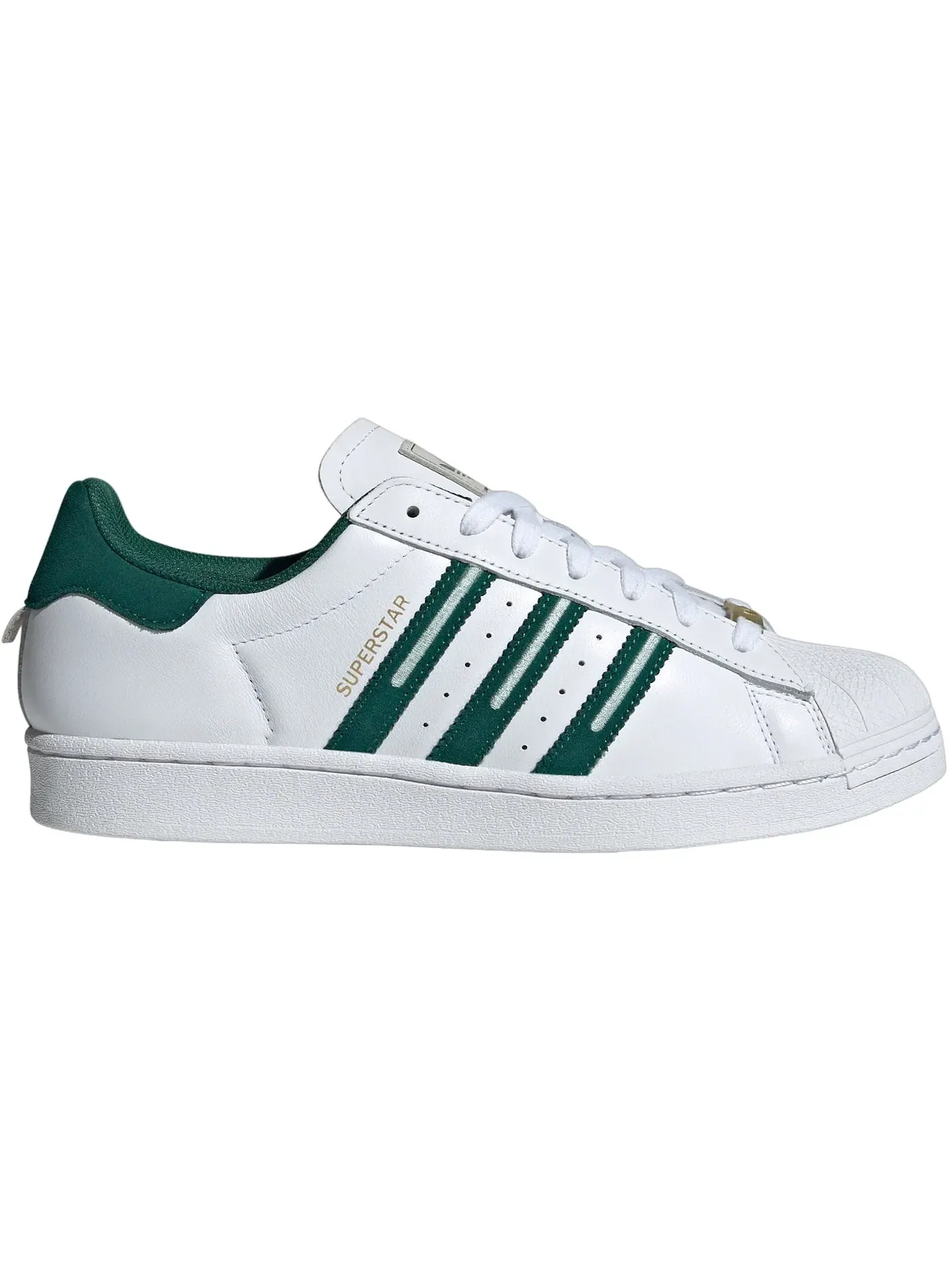 Мужские кроссовки Lifestyle Adidas Superstar — изображение 1 из 1, белый/зеленый/серый