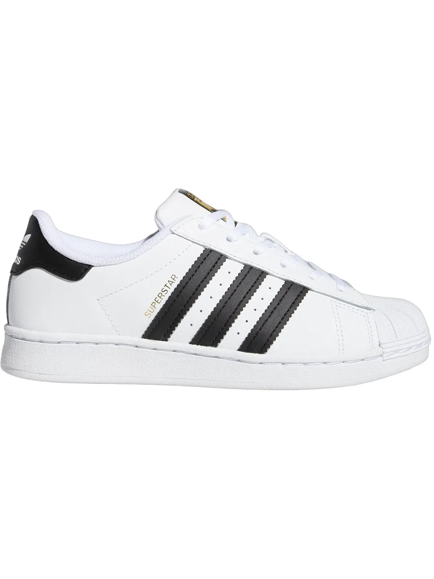 Детские кроссовки с узнаваемым дизайном Adidas Superstar Adidas — изображение 1 из 1, белый черный белый