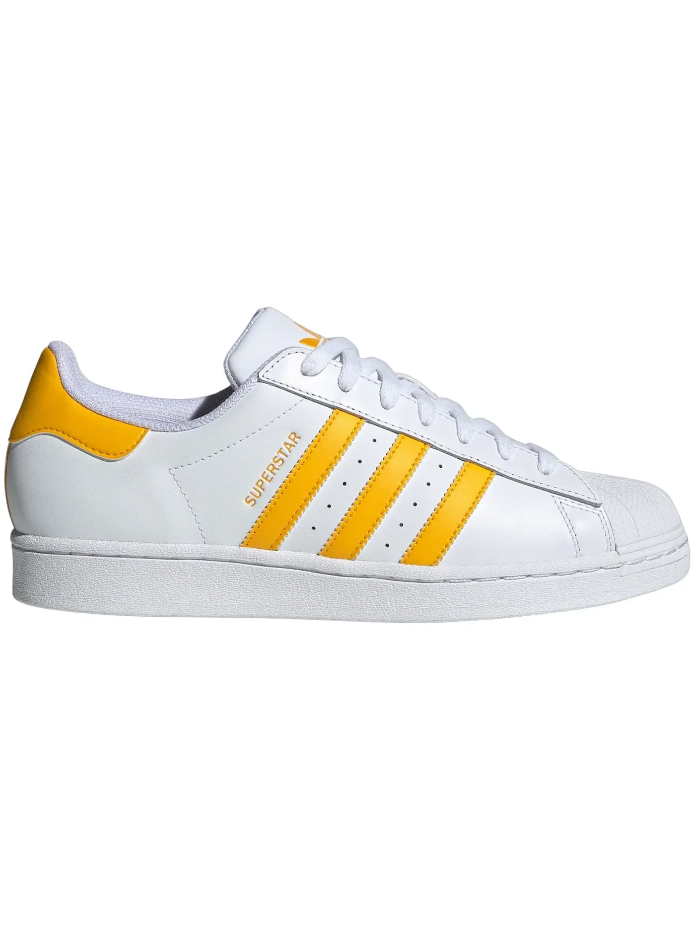 Мужские кроссовки Lifestyle Adidas Superstar — изображение 1 из 1, белый/желтый/белый