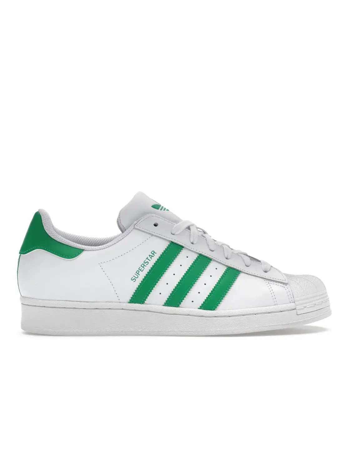 Мужские кроссовки Lifestyle Adidas Superstar — изображение 1 из 4, белый/зеленый/белый