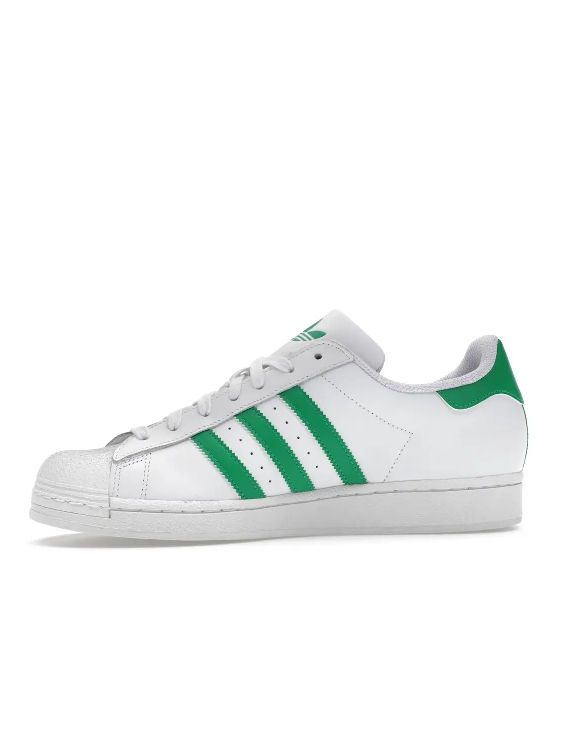 Мужские кроссовки Lifestyle Adidas Superstar — изображение 3 из 4, белый/зеленый/белый