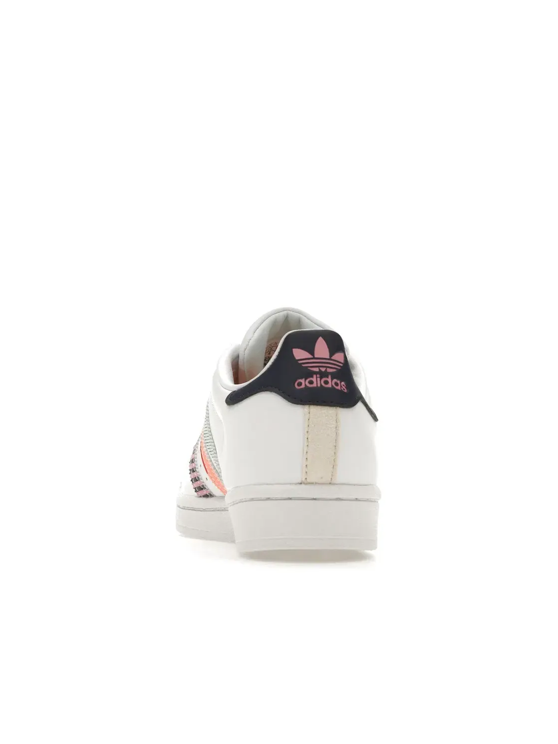 Женские кроссовки Lifestyle Adidas Superstar — изображение 4 из 4, белый зеленый