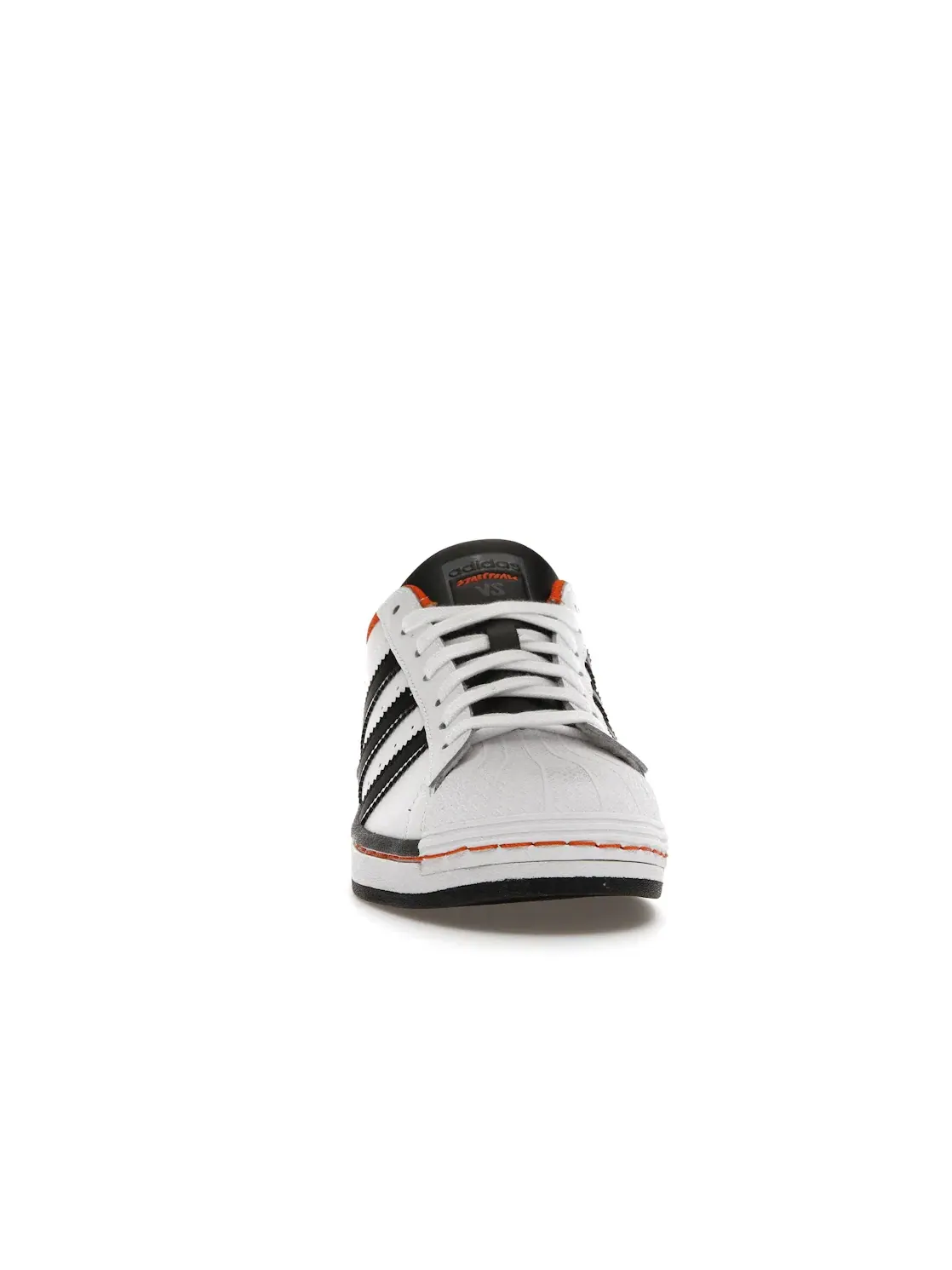 Детские кроссовки Lifestyle Adidas Superstar — изображение 2 из 4, белый черный оранжевый