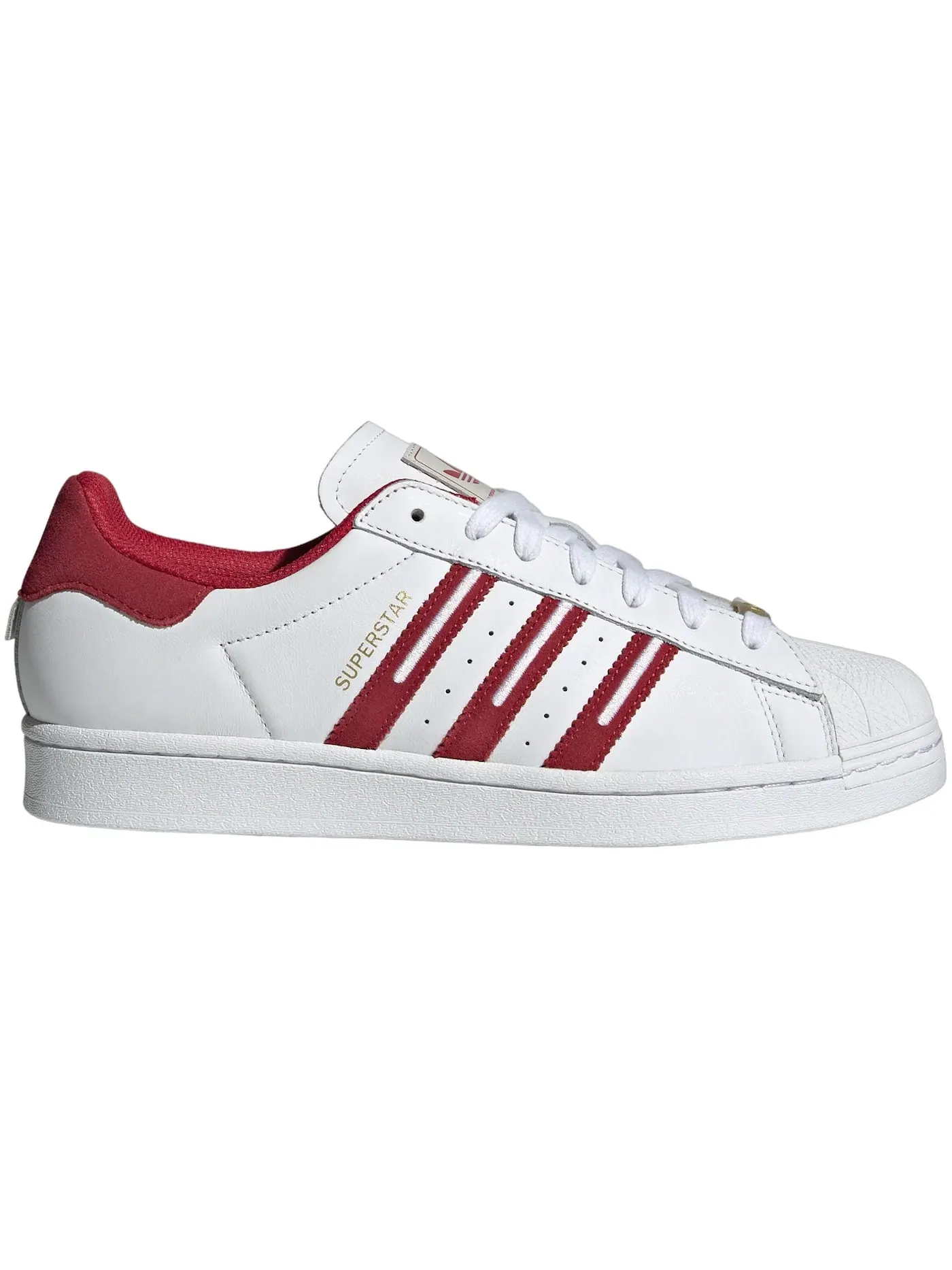 Мужские кроссовки Lifestyle Adidas Superstar — изображение 1 из 1, белый/красный/серый