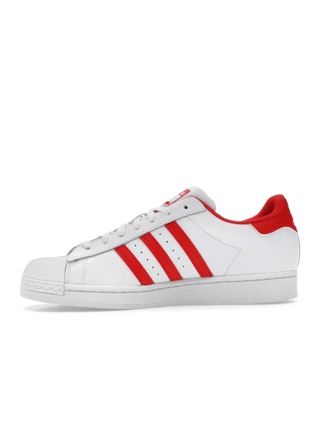 Мужские кроссовки lifestyle Adidas Superstar — изображение 3 из 4, белый/красный/белый