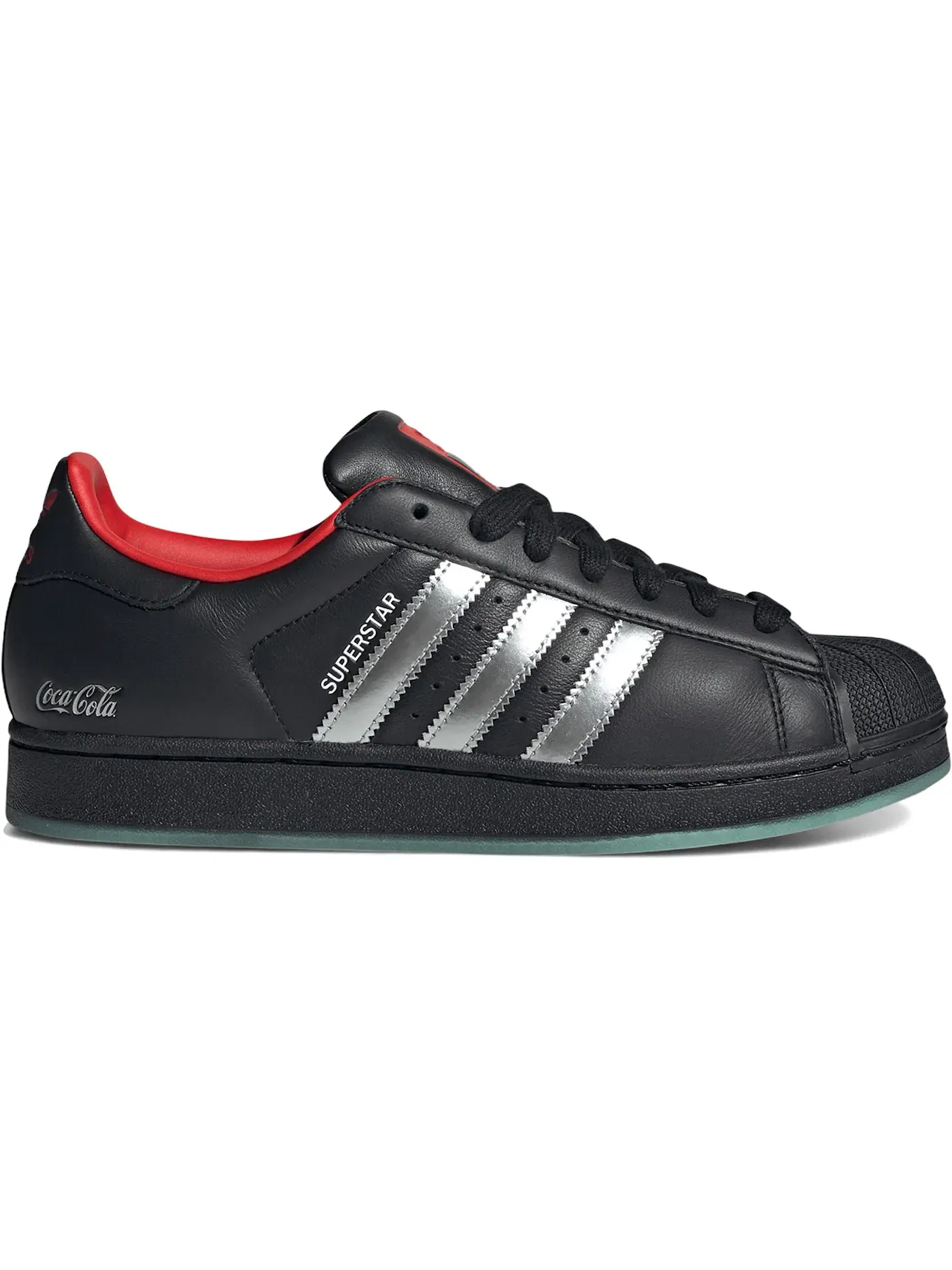 Мужские кроссовки Lifestyle Adidas Superstar Adidas — изображение 1 из 1, черный/красный/серый