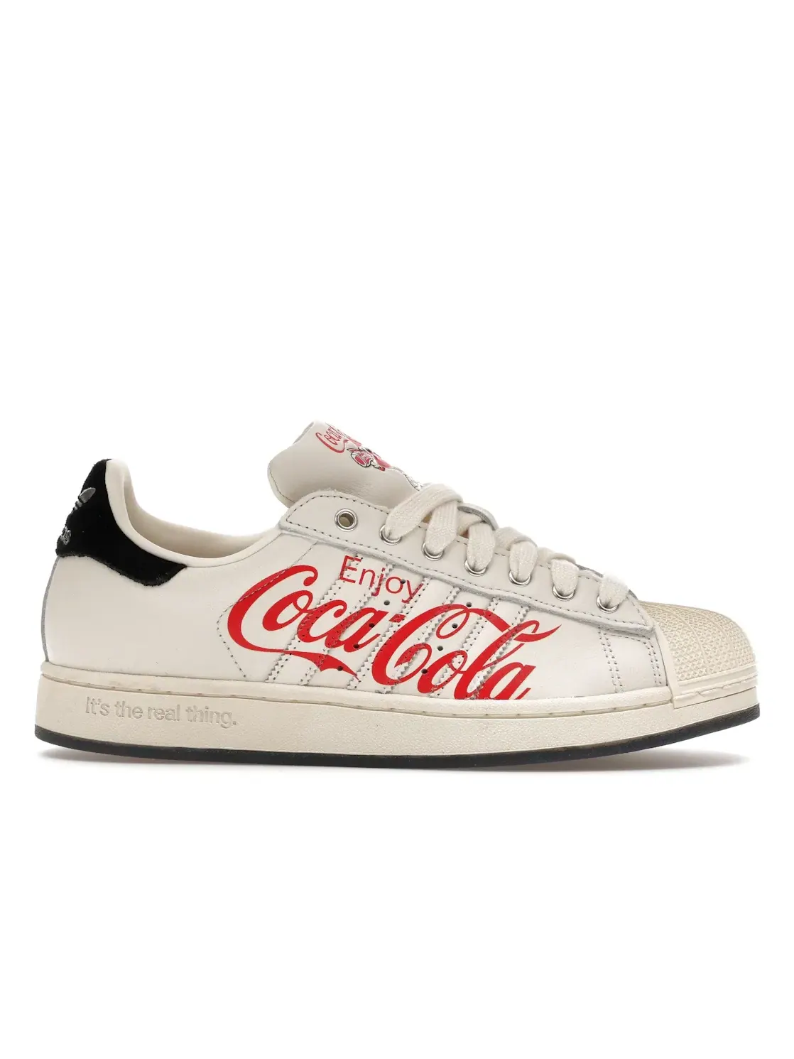 Мужские кроссовки с коллаборацией Coca-Cola Adidas Superstar — изображение 1 из 4, белый/кремовый/красный