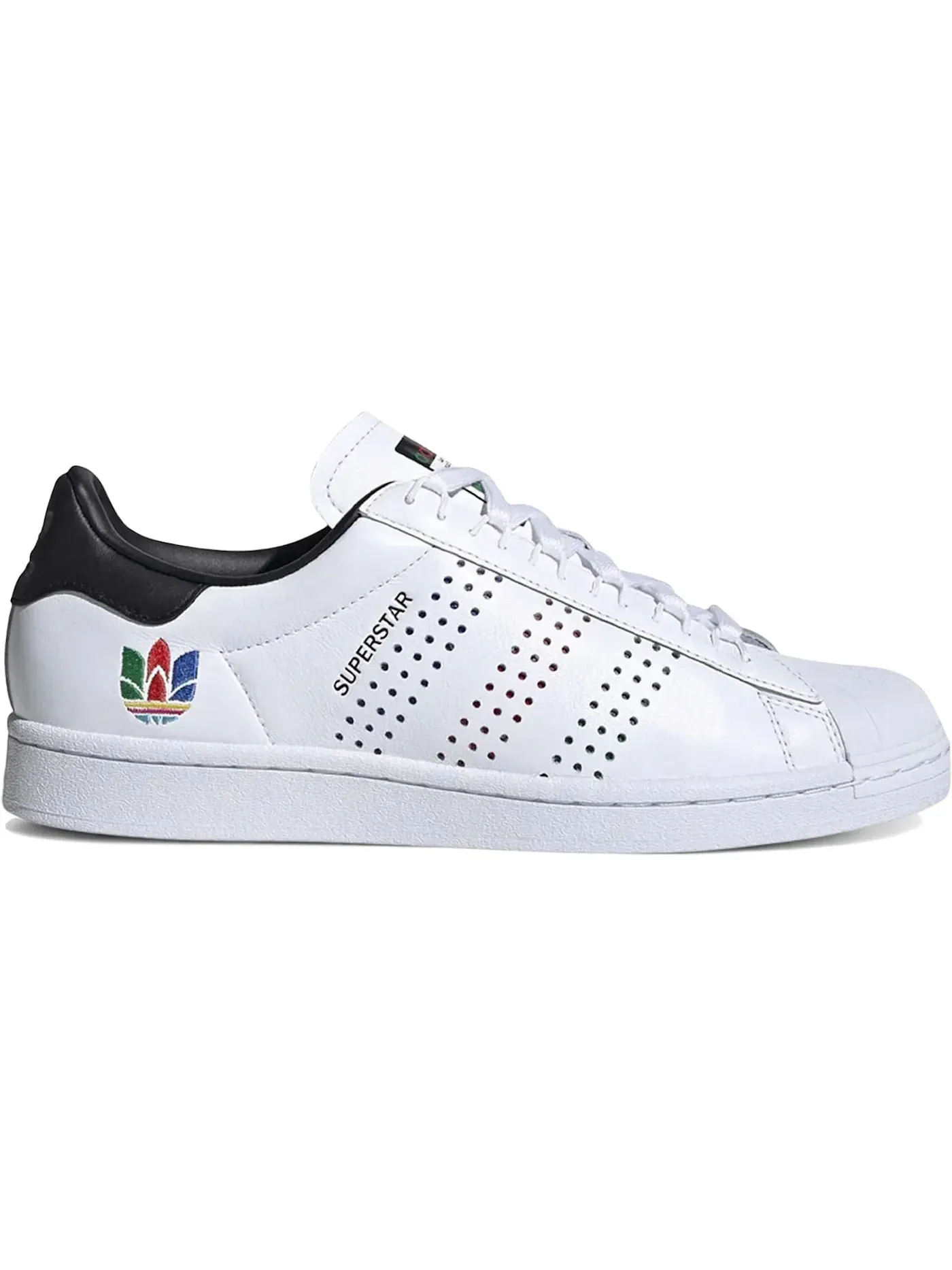 Мужские кроссовки Lifestyle Adidas Superstar — изображение 1 из 1, зеленый/черный/черный