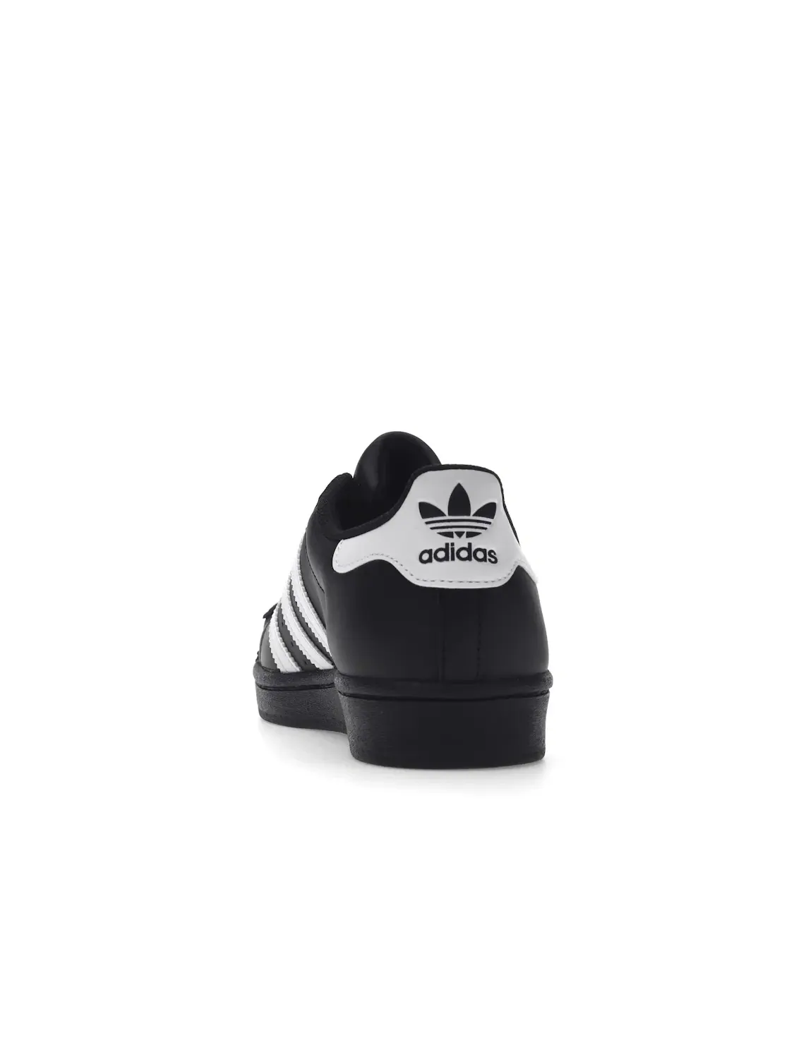 Женские кроссовки с эластановым верхом Adidas Superstar — изображение 4 из 4, черный белый черный