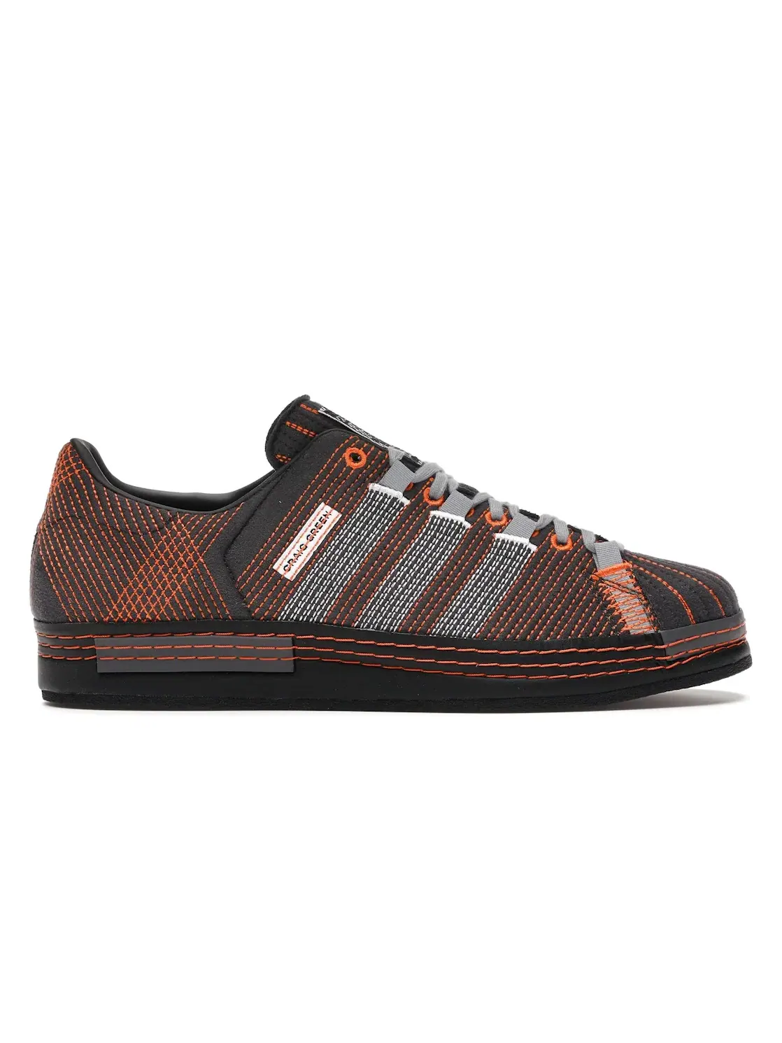 Мужские кроссовки Lifestyle Adidas Superstar Adidas — изображение 1 из 4, черный/белый/оранжевый